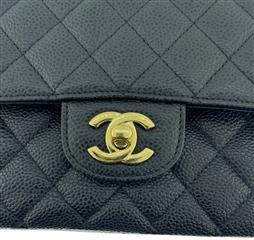 Chanel Caviar Quilted Jumbo Double Flap Black